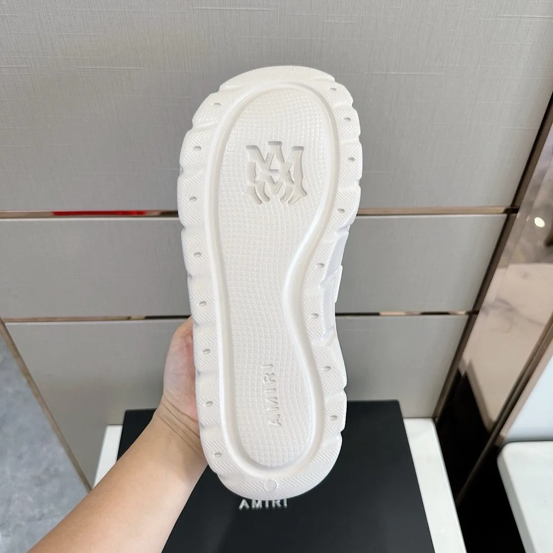 Men's shoes 💰P320💰amiri high-end boutique luxury slippers, 1:1 high-end quality, casual and sunny, loose and comfortable, the highest version of high-quality boutique, a must-have in summer! Code number: 39--46